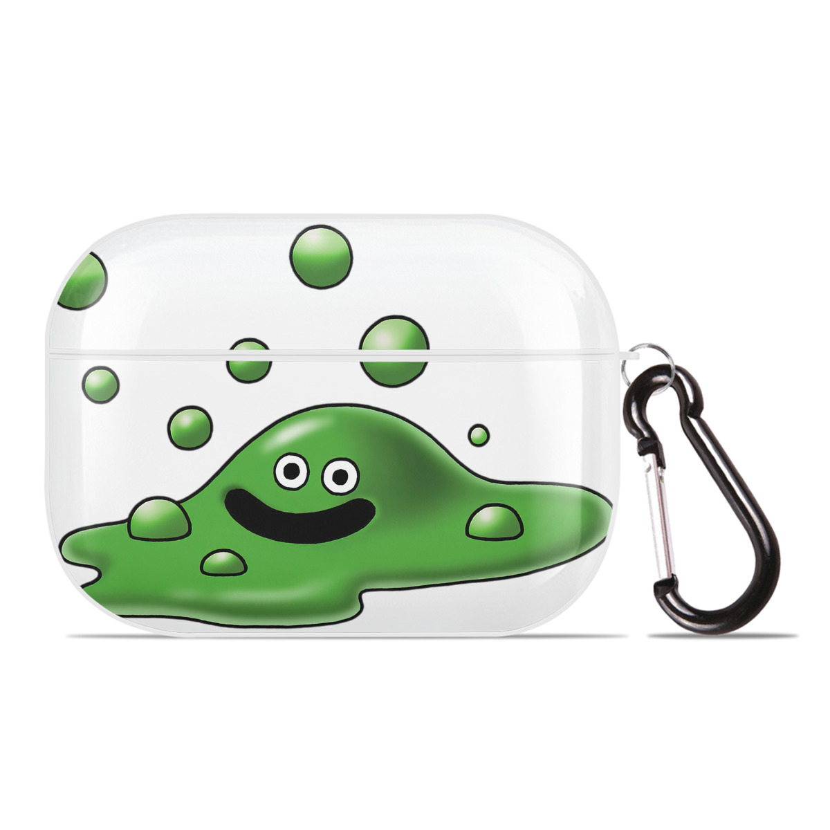（画像用） ドラゴンクエスト Doragon Kuesuto Dragon Quest 【AirPods Pro用】ハードシェル保護ケース 耐衝撃・防指紋・カラビナ付き商品仕様