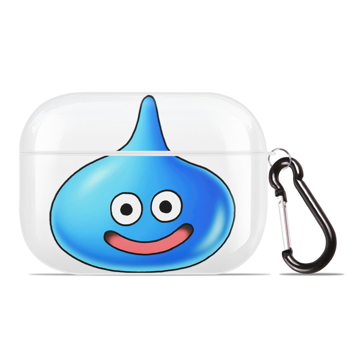 （画像用） ドラゴンクエスト Doragon Kuesuto Dragon Quest 【AirPods Pro用】ハードシェル保護ケース 耐衝撃・防指紋・カラビナ付き商品仕様