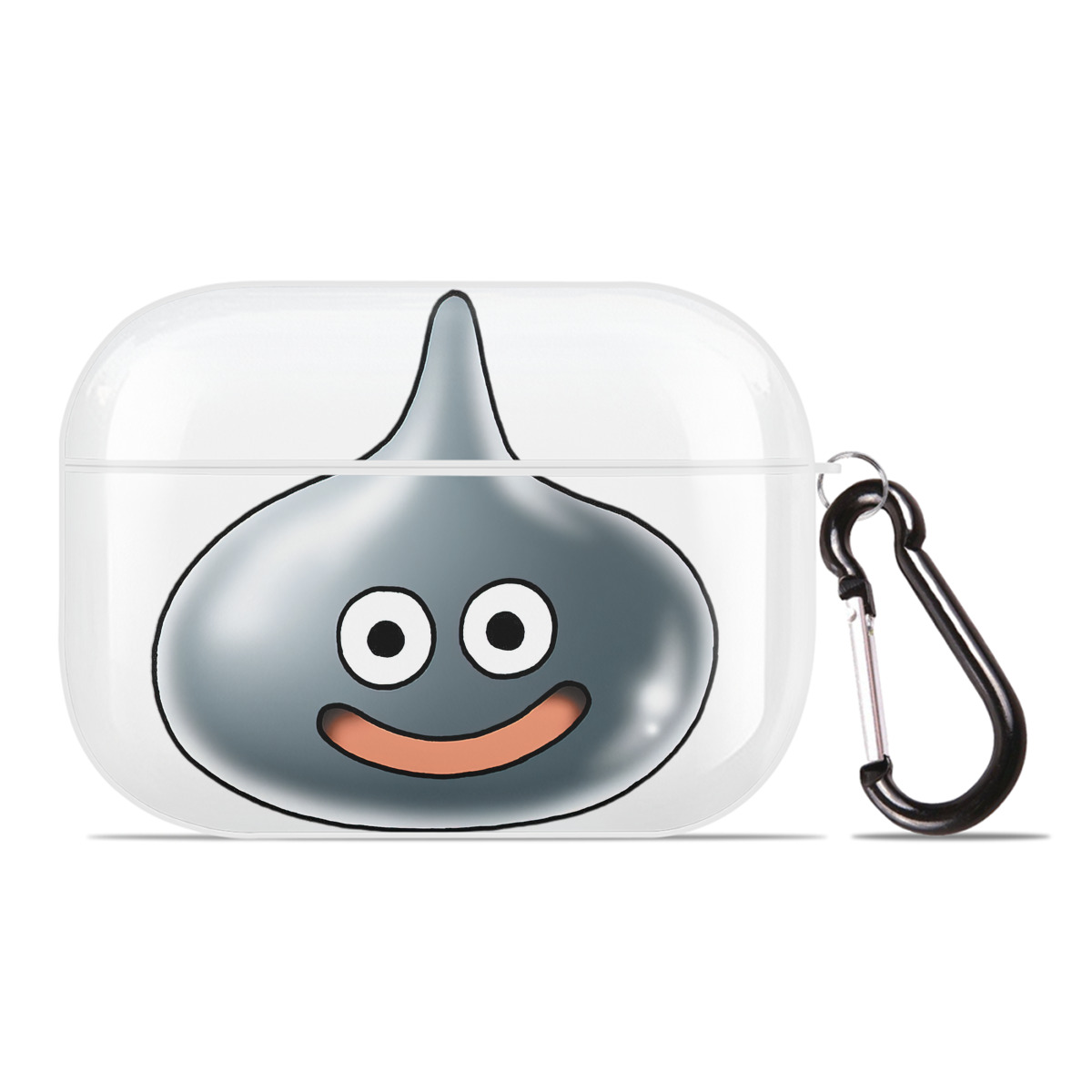 （画像用） ドラゴンクエスト Doragon Kuesuto Dragon Quest 【AirPods Pro用】ハードシェル保護ケース 耐衝撃・防指紋・カラビナ付き商品仕様
