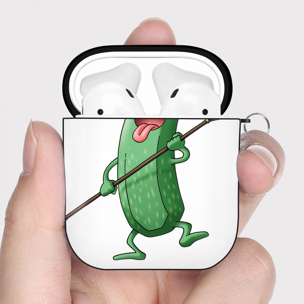 （画像用） ドラゴンクエスト Doragon Kuesuto Dragon Quest AirPods 第2世代保護ケース ハードシェル ブラック 耐衝撃・防指紋・カラビナ付き