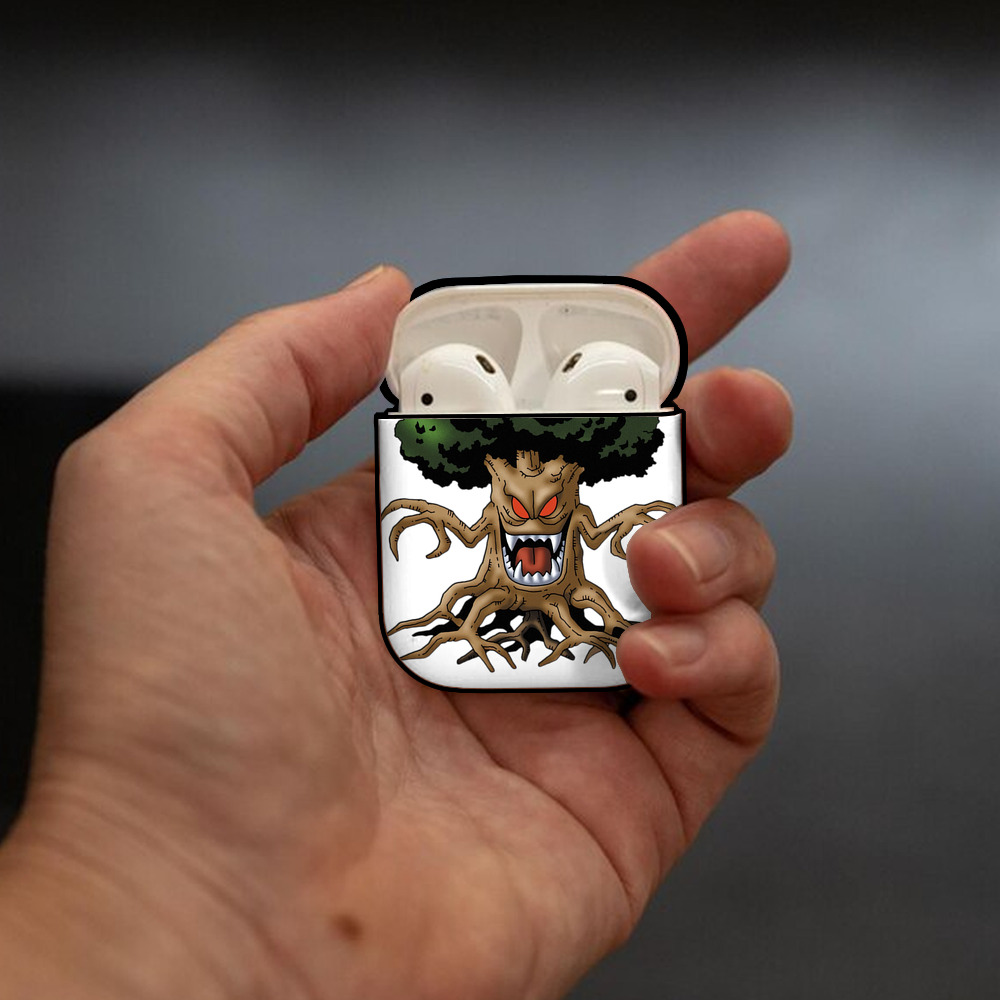 ドラゴンクエスト Doragon Kuesuto Dragon Quest AirPods 第2世代保護ケース ハードシェル ブラック 耐衝撃・防指紋・カラビナ付き