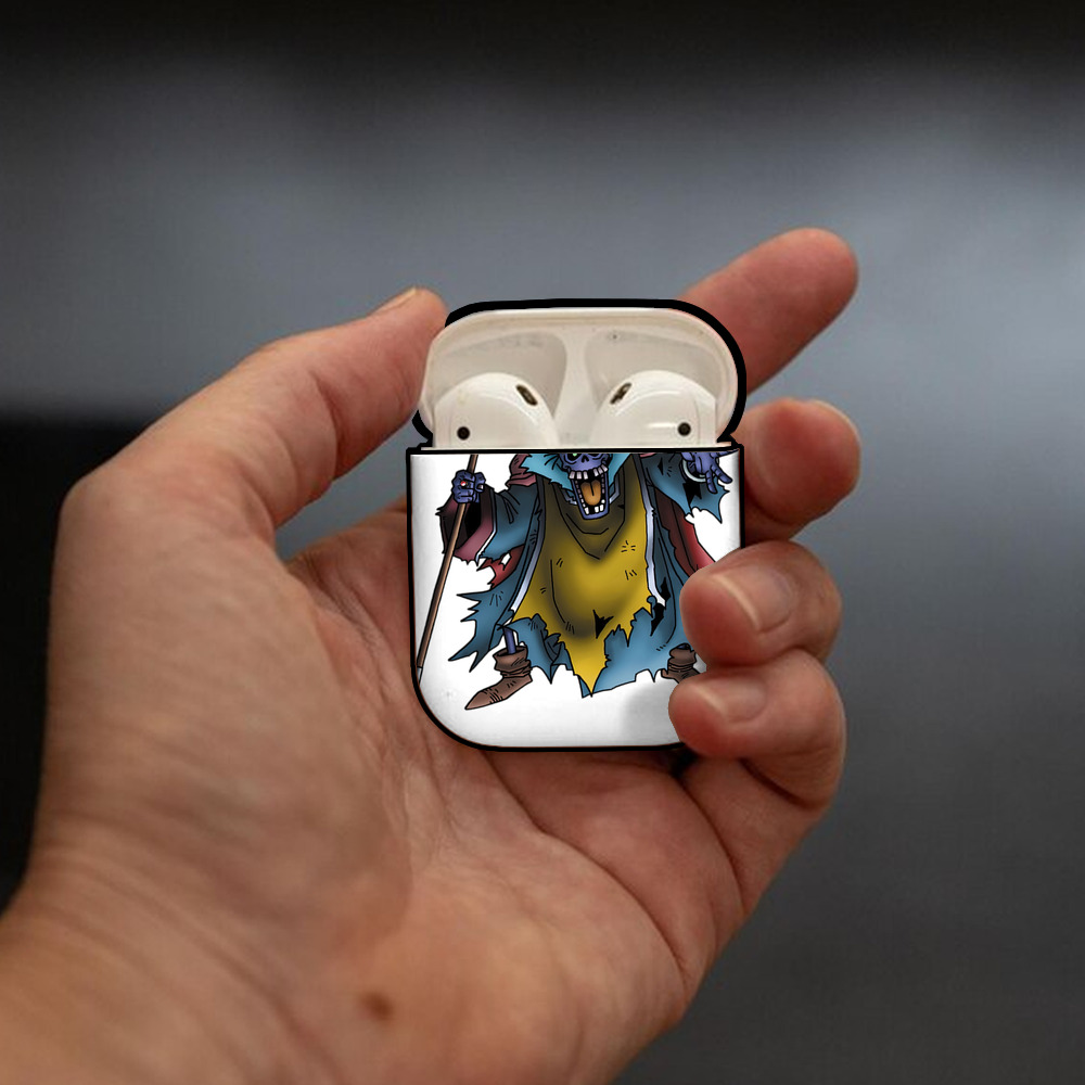 ドラゴンクエスト Doragon Kuesuto Dragon Quest AirPods 第2世代保護ケース ハードシェル ブラック 耐衝撃・防指紋・カラビナ付き