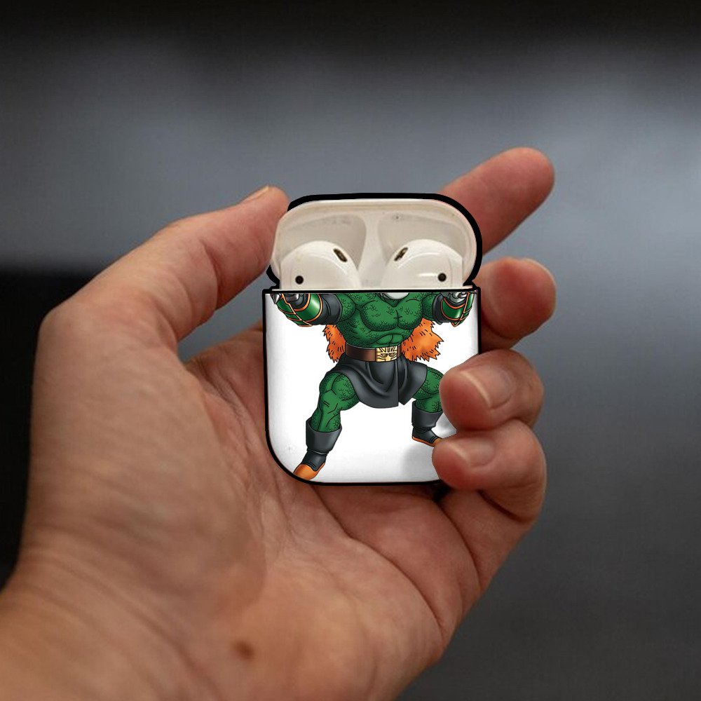 ドラゴンクエスト Doragon Kuesuto Dragon Quest AirPods 第2世代保護ケース ハードシェル ブラック 耐衝撃・防指紋・カラビナ付き