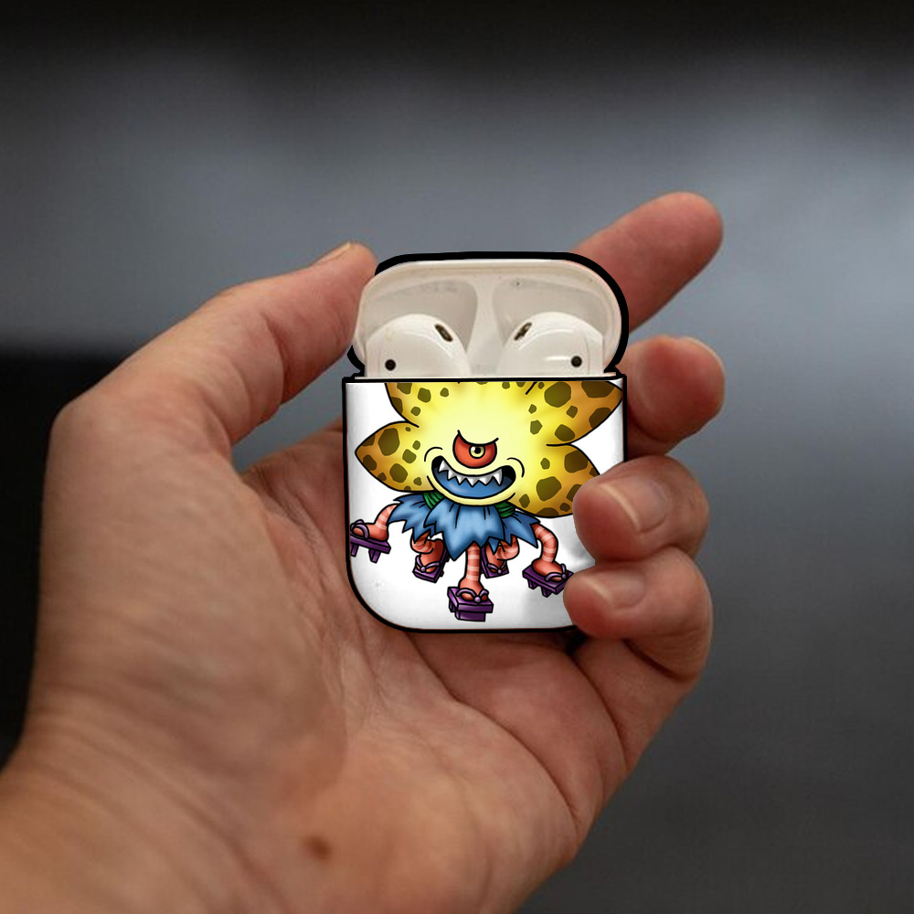 ドラゴンクエスト Doragon Kuesuto Dragon Quest AirPods 第2世代保護ケース ハードシェル ブラック 耐衝撃・防指紋・カラビナ付き