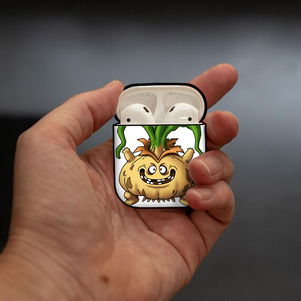 ドラゴンクエスト Doragon Kuesuto Dragon Quest AirPods 第2世代保護ケース ハードシェル ブラック 耐衝撃・防指紋・カラビナ付き