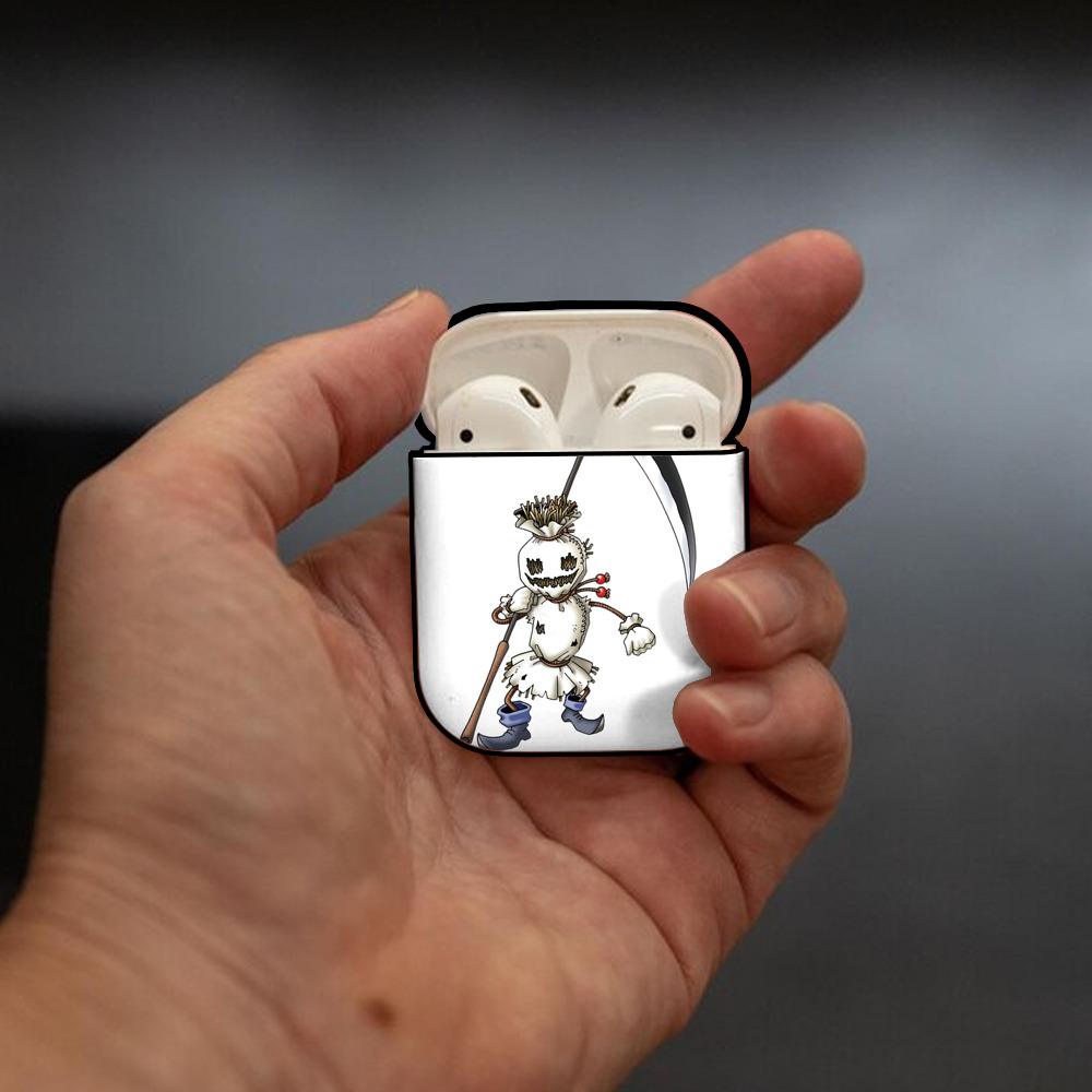 ドラゴンクエスト Doragon Kuesuto Dragon Quest AirPods 第2世代保護ケース ハードシェル ブラック 耐衝撃・防指紋・カラビナ付き