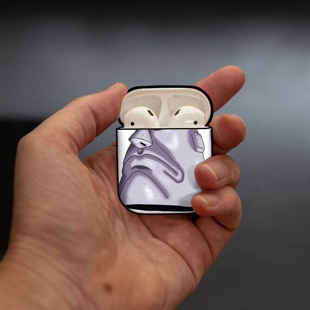 ドラゴンクエスト Doragon Kuesuto Dragon Quest AirPods 第2世代保護ケース ハードシェル ブラック 耐衝撃・防指紋・カラビナ付き