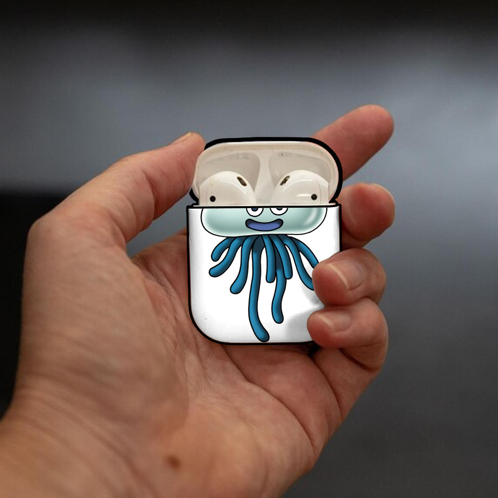 ドラゴンクエスト Doragon Kuesuto Dragon Quest AirPods 第2世代保護ケース ハードシェル ブラック 耐衝撃・防指紋・カラビナ付き