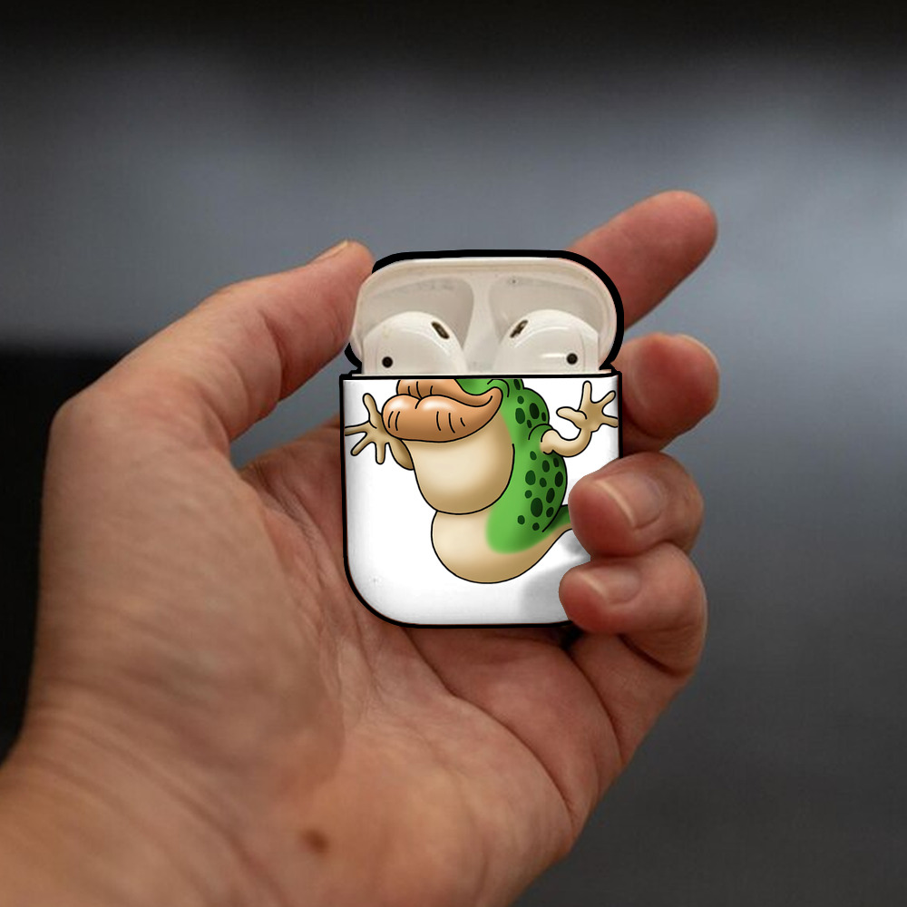 ドラゴンクエスト Doragon Kuesuto Dragon Quest AirPods 第2世代保護ケース ハードシェル ブラック 耐衝撃・防指紋・カラビナ付き