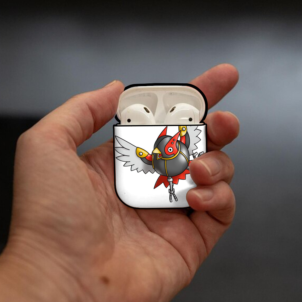 ドラゴンクエスト Doragon Kuesuto Dragon Quest AirPods 第2世代保護ケース ハードシェル ブラック 耐衝撃・防指紋・カラビナ付き
