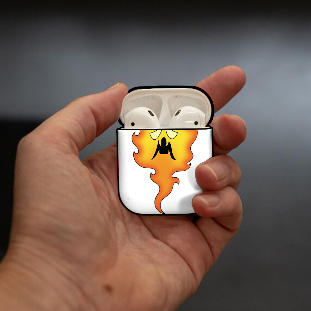 ドラゴンクエスト Doragon Kuesuto Dragon Quest AirPods 第2世代保護ケース ハードシェル ブラック 耐衝撃・防指紋・カラビナ付き