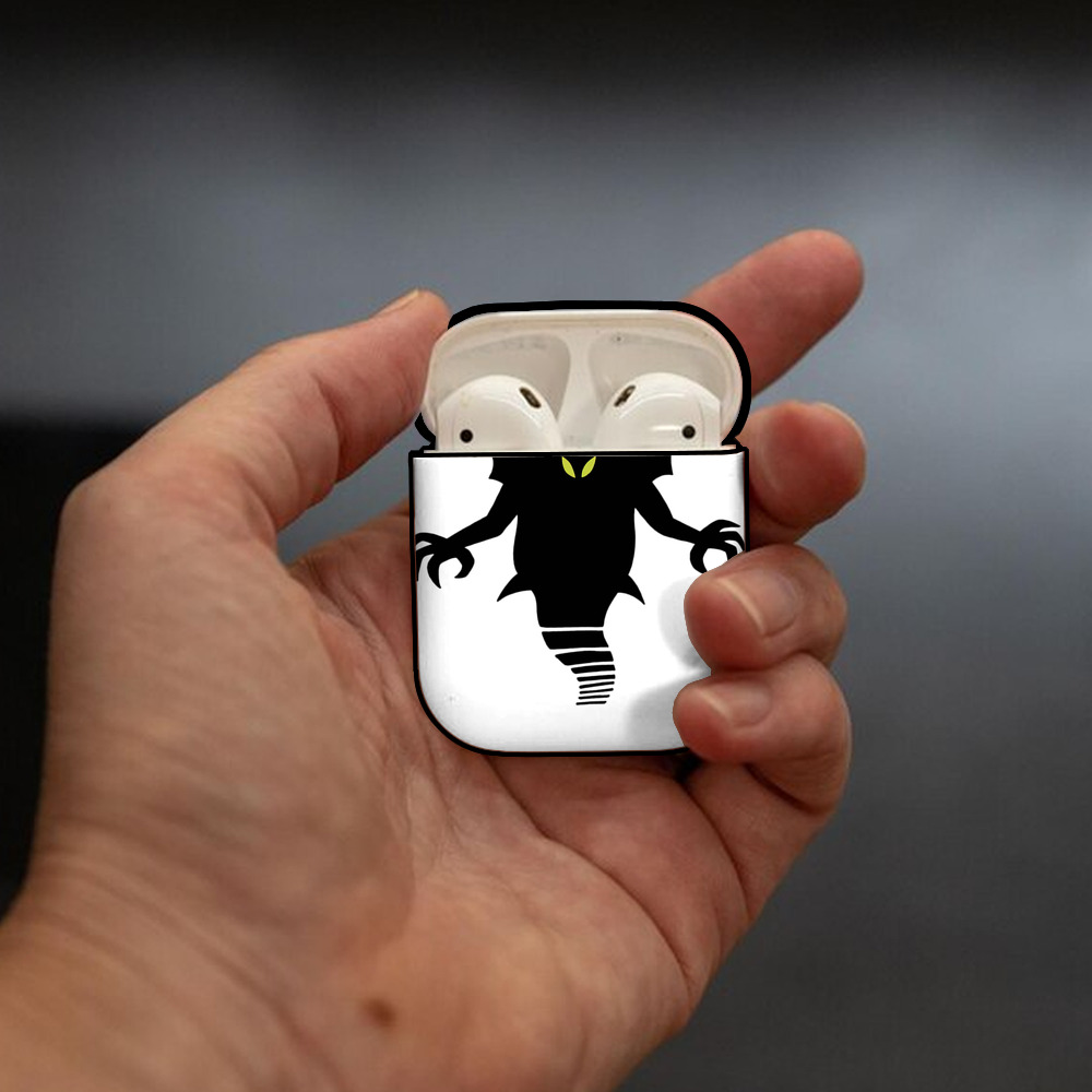 ドラゴンクエスト Doragon Kuesuto Dragon Quest AirPods 第2世代保護ケース ハードシェル ブラック 耐衝撃・防指紋・カラビナ付き