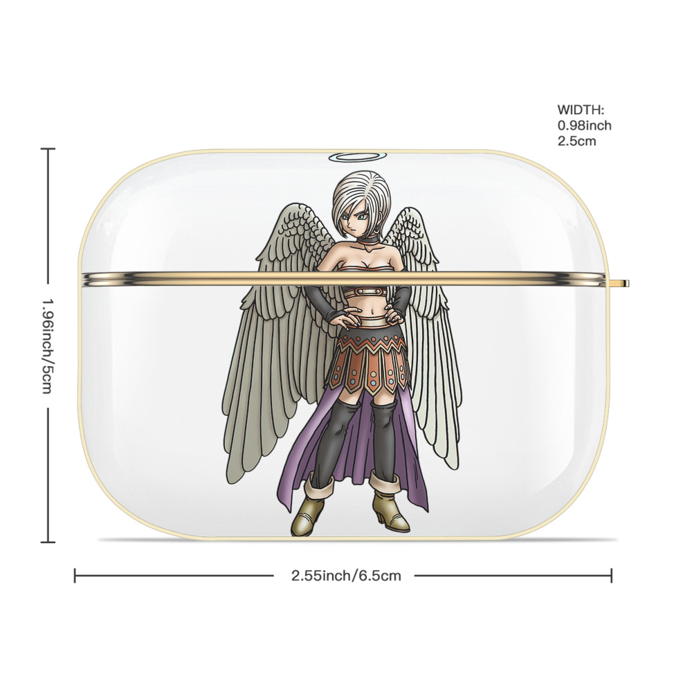 ドラゴンクエスト Doragon Kuesuto Dragon Quest 【AirPods Pro用】ハードシェル保護ケース｜耐衝撃・防指紋・カラビナ付き商品仕様