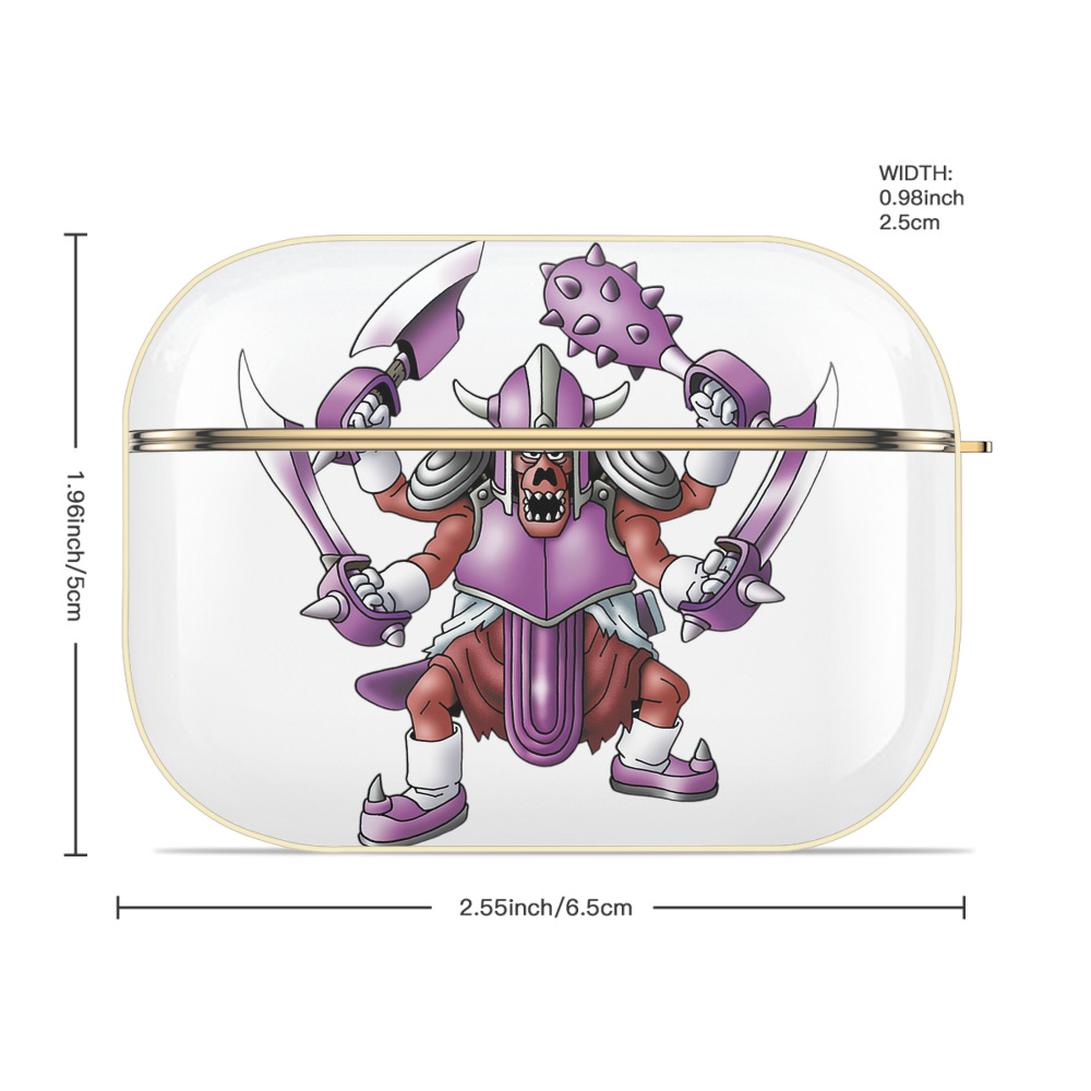 ドラゴンクエスト Doragon Kuesuto Dragon Quest 【AirPods Pro用】ハードシェル保護ケース｜耐衝撃・防指紋・カラビナ付き商品仕様