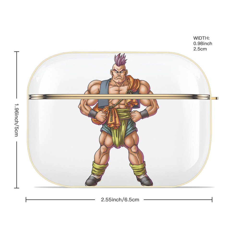 ドラゴンクエスト Doragon Kuesuto Dragon Quest 【AirPods Pro用】ハードシェル保護ケース｜耐衝撃・防指紋・カラビナ付き商品仕様