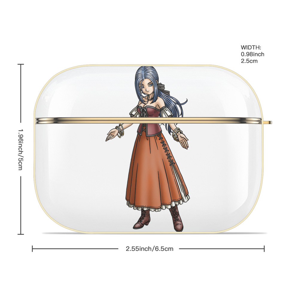 ドラゴンクエスト Doragon Kuesuto Dragon Quest 【AirPods Pro用】ハードシェル保護ケース｜耐衝撃・防指紋・カラビナ付き商品仕様