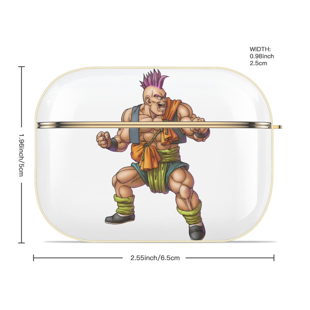 ドラゴンクエスト Doragon Kuesuto Dragon Quest 【AirPods Pro用】ハードシェル保護ケース｜耐衝撃・防指紋・カラビナ付き商品仕様