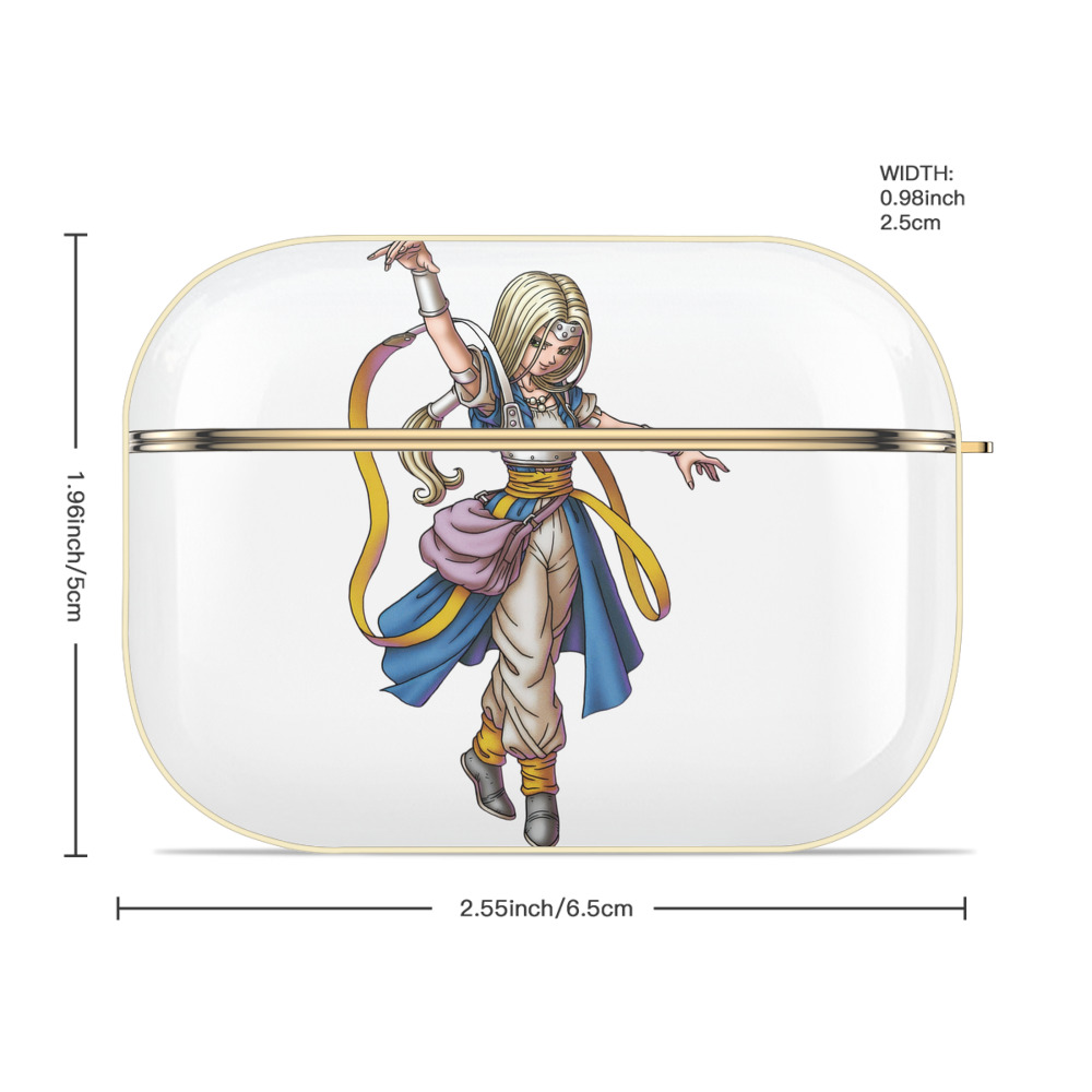 ドラゴンクエスト Doragon Kuesuto Dragon Quest 【AirPods Pro用】ハードシェル保護ケース｜耐衝撃・防指紋・カラビナ付き商品仕様