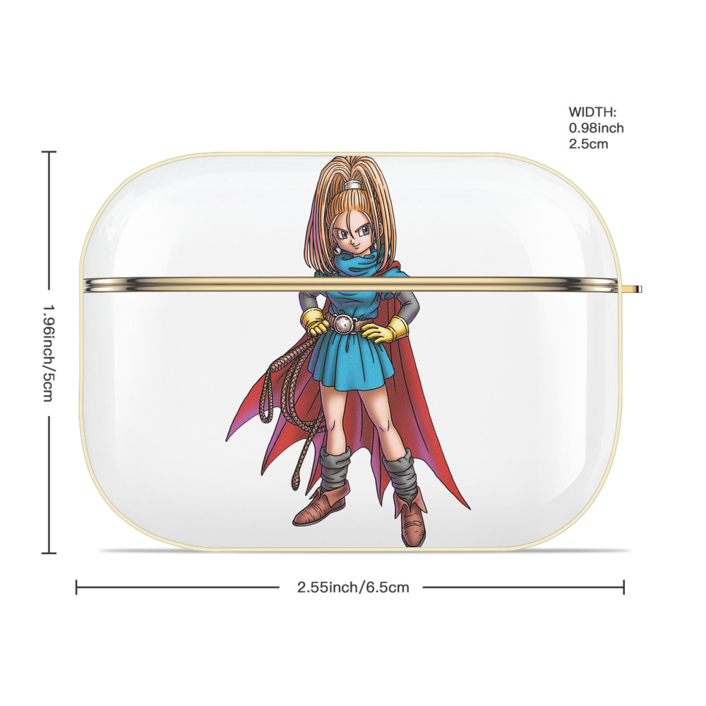 ドラゴンクエスト Doragon Kuesuto Dragon Quest 【AirPods Pro用】ハードシェル保護ケース｜耐衝撃・防指紋・カラビナ付き商品仕様