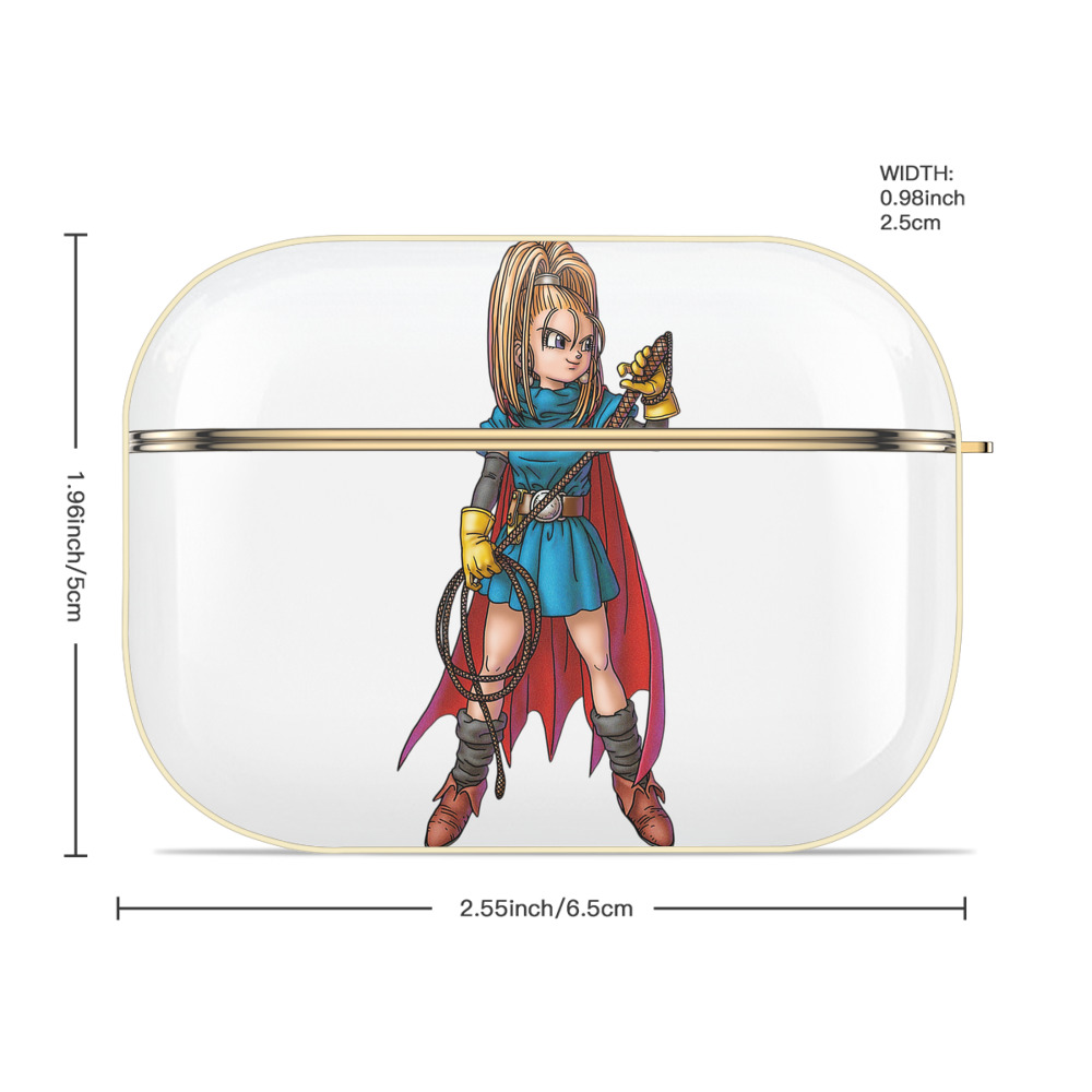 ドラゴンクエスト Doragon Kuesuto Dragon Quest 【AirPods Pro用】ハードシェル保護ケース｜耐衝撃・防指紋・カラビナ付き商品仕様
