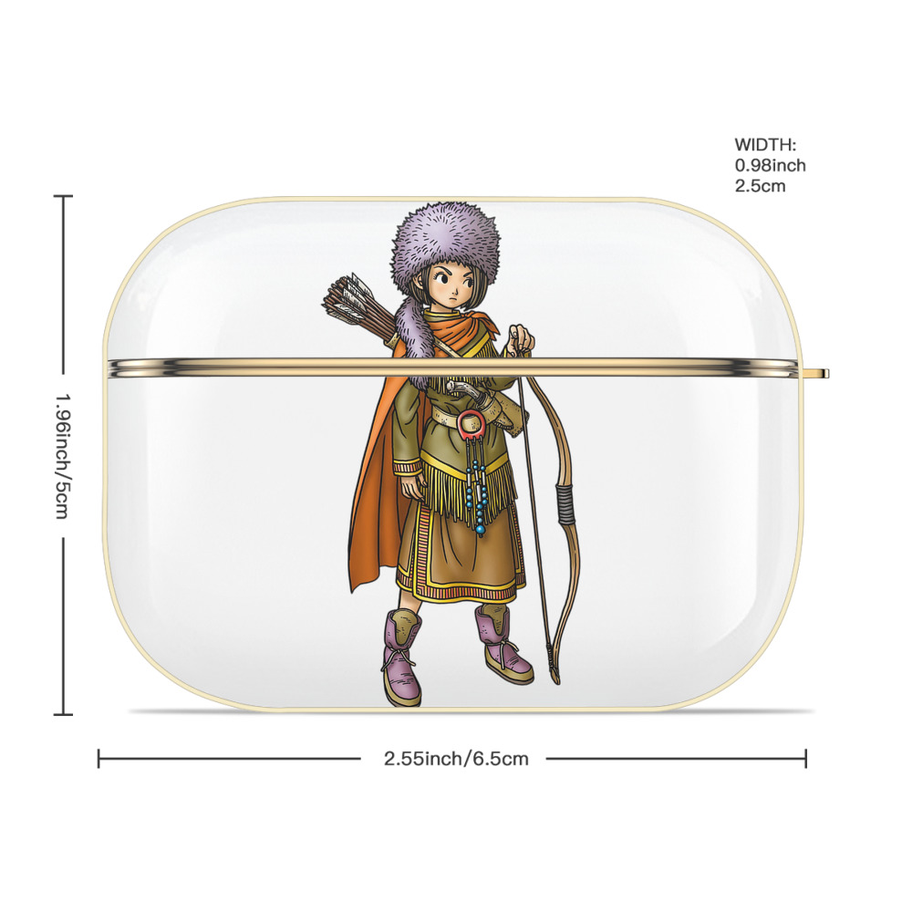 ドラゴンクエスト Doragon Kuesuto Dragon Quest 【AirPods Pro用】ハードシェル保護ケース｜耐衝撃・防指紋・カラビナ付き商品仕様