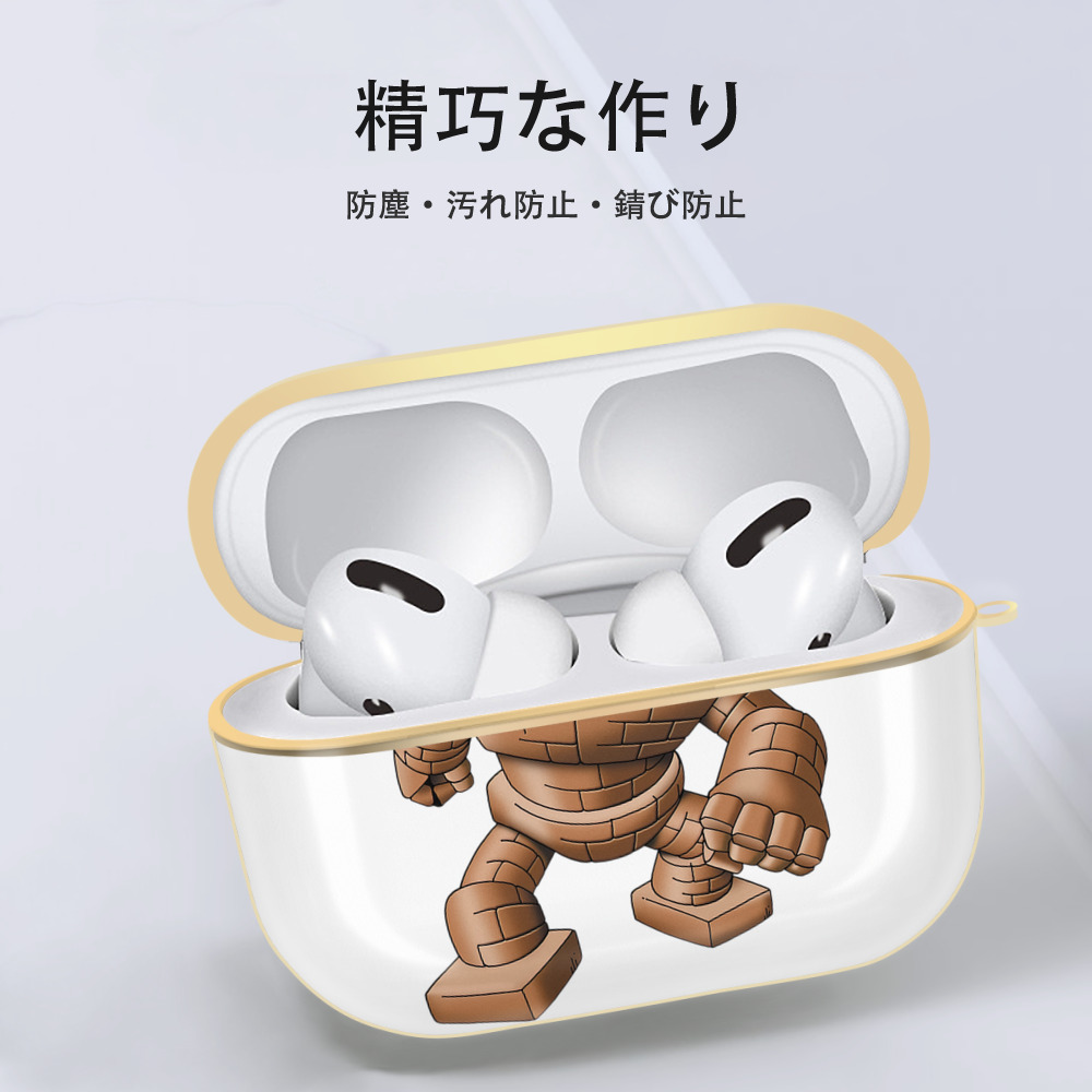 ドラゴンクエスト Doragon Kuesuto Dragon Quest 【AirPods Pro用】ハードシェル保護ケース｜耐衝撃・防指紋・カラビナ付き商品仕様