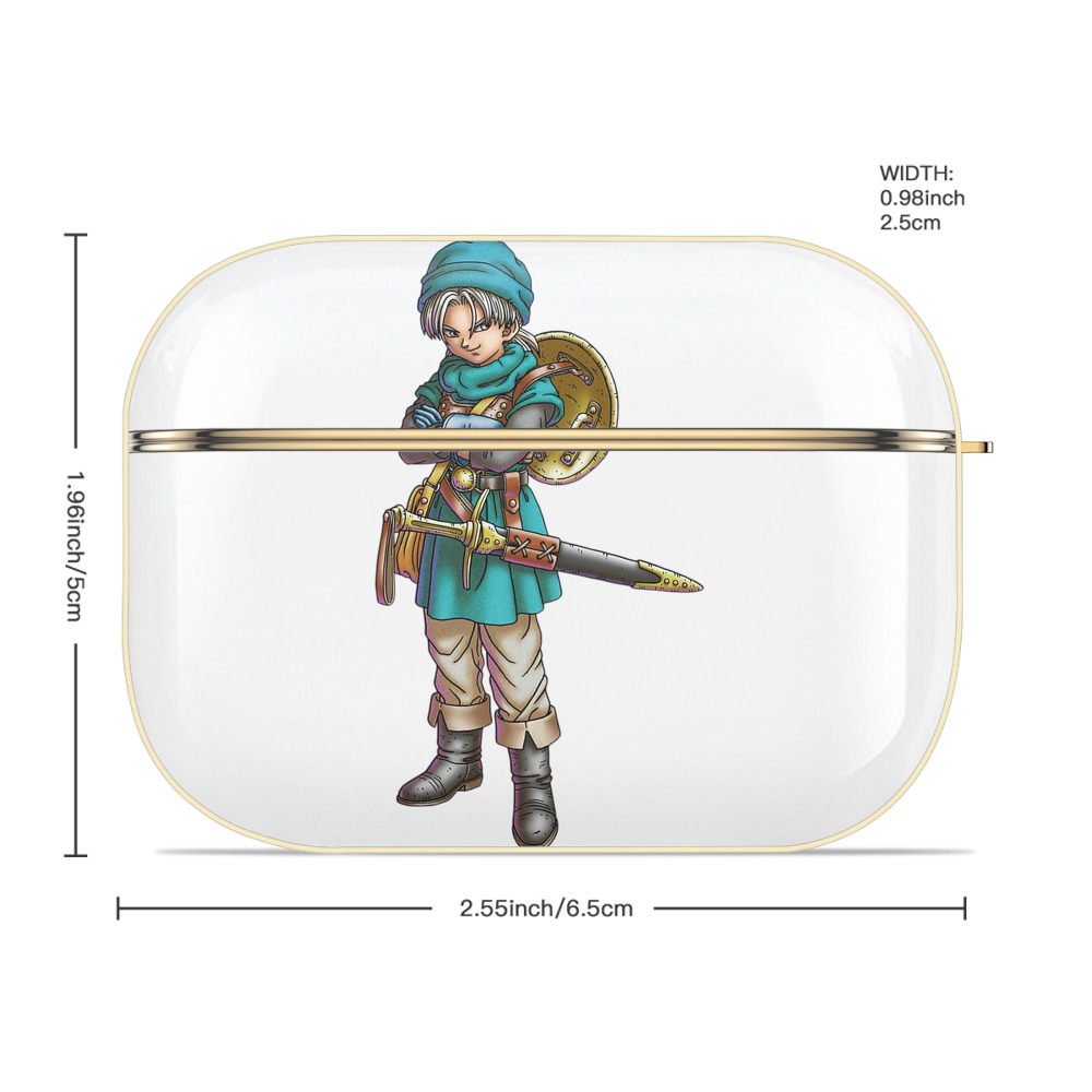 ドラゴンクエスト Doragon Kuesuto Dragon Quest 【AirPods Pro用】ハードシェル保護ケース｜耐衝撃・防指紋・カラビナ付き商品仕様