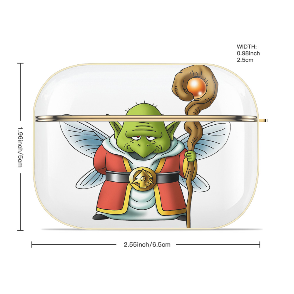ドラゴンクエスト Doragon Kuesuto Dragon Quest 【AirPods Pro用】ハードシェル保護ケース｜耐衝撃・防指紋・カラビナ付き商品仕様