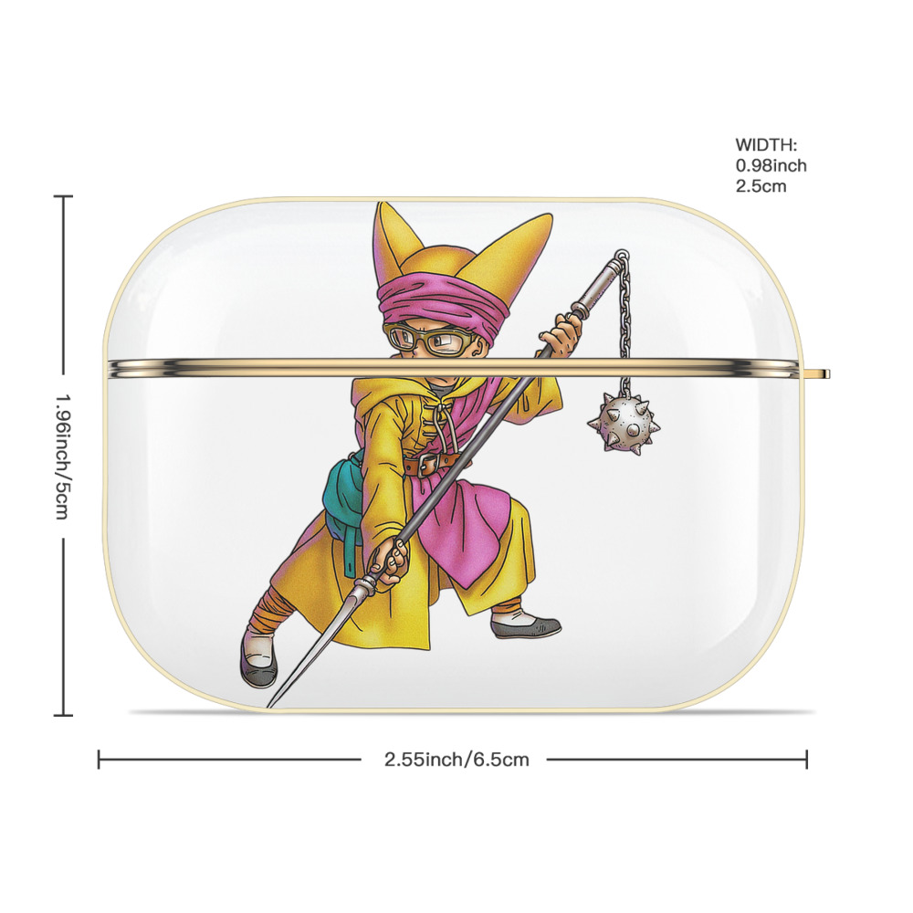 ドラゴンクエスト Doragon Kuesuto Dragon Quest 【AirPods Pro用】ハードシェル保護ケース｜耐衝撃・防指紋・カラビナ付き商品仕様