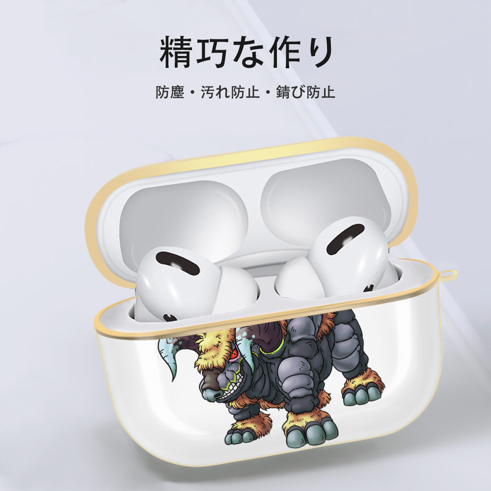 ドラゴンクエスト Doragon Kuesuto Dragon Quest 【AirPods Pro用】ハードシェル保護ケース｜耐衝撃・防指紋・カラビナ付き商品仕様