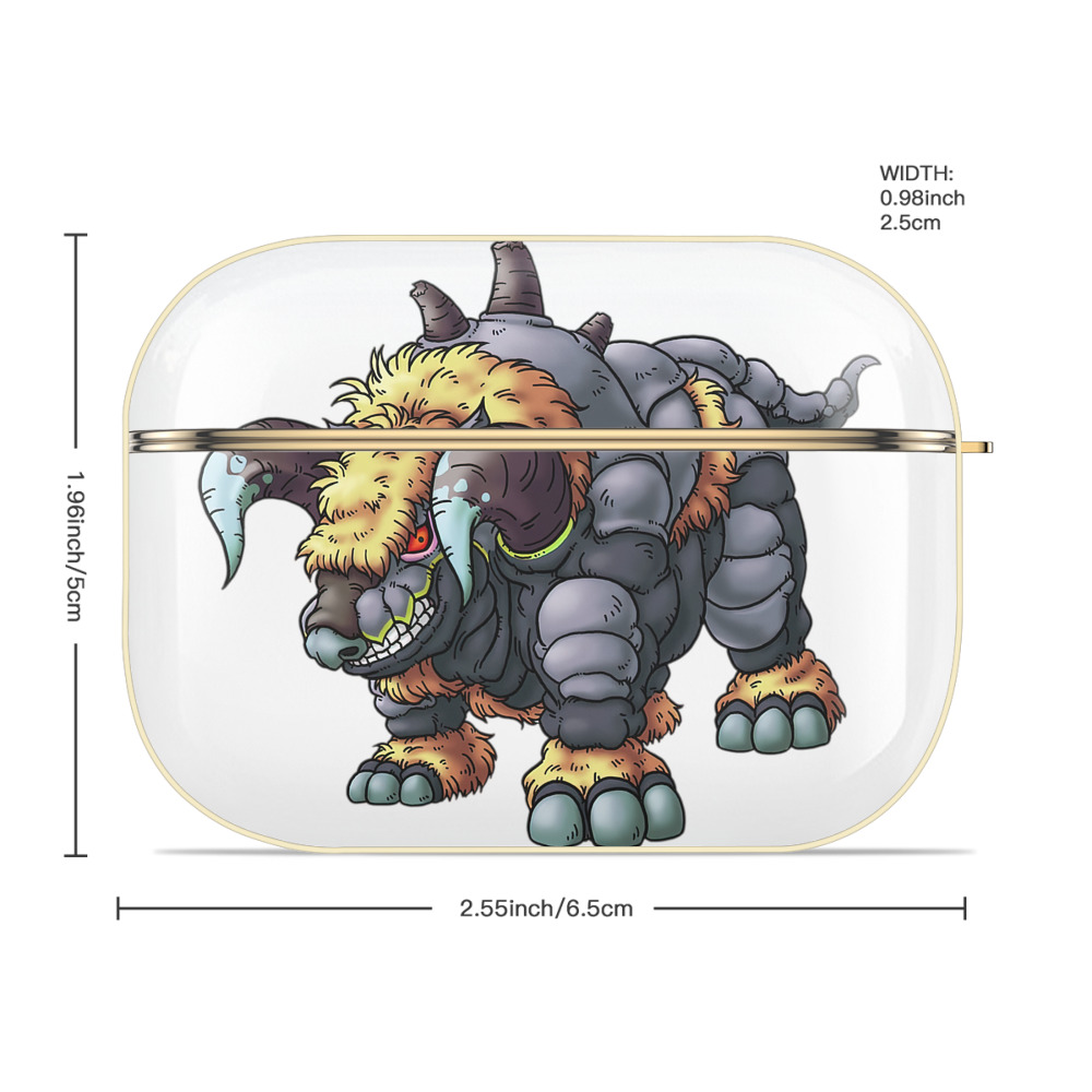 ドラゴンクエスト Doragon Kuesuto Dragon Quest 【AirPods Pro用】ハードシェル保護ケース｜耐衝撃・防指紋・カラビナ付き商品仕様