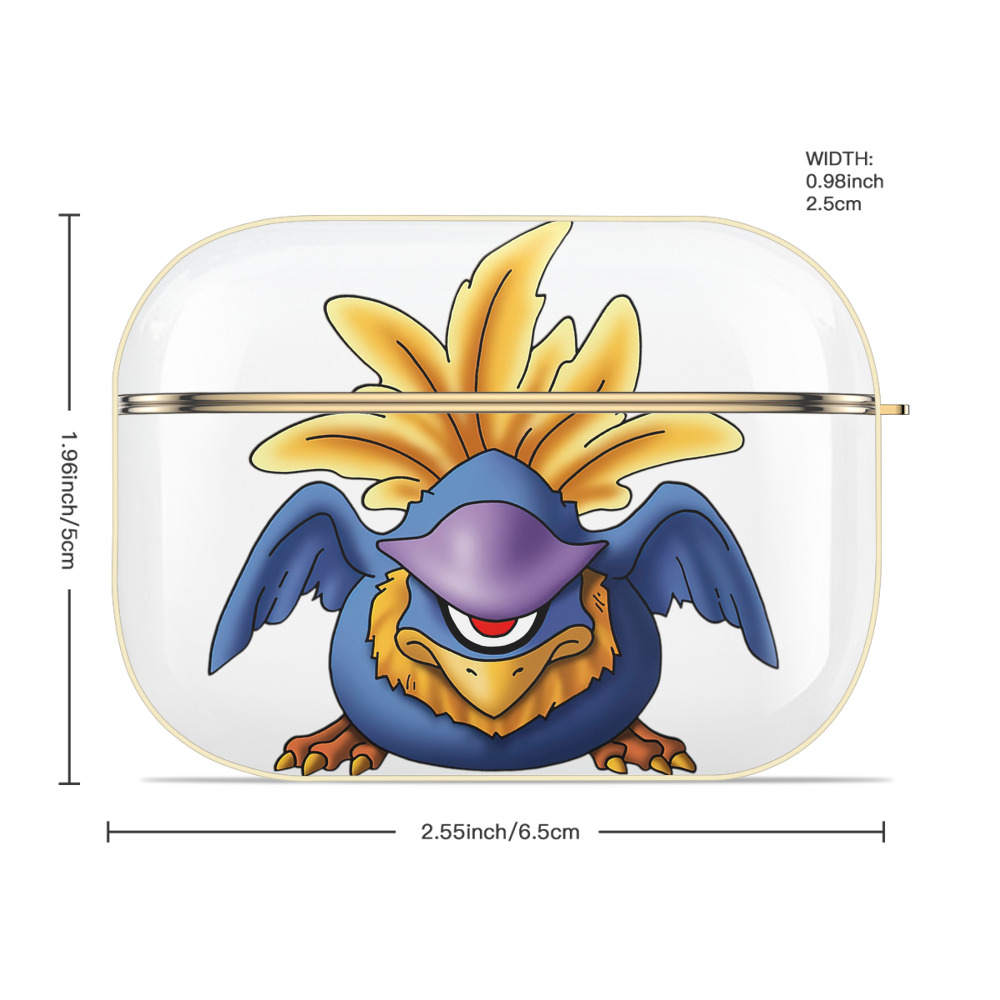 ドラゴンクエスト Doragon Kuesuto Dragon Quest 【AirPods Pro用】ハードシェル保護ケース｜耐衝撃・防指紋・カラビナ付き商品仕様