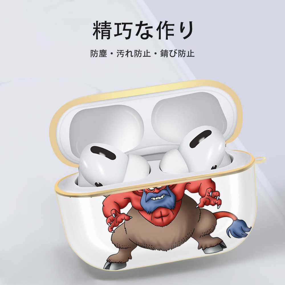 ドラゴンクエスト Doragon Kuesuto Dragon Quest 【AirPods Pro用】ハードシェル保護ケース｜耐衝撃・防指紋・カラビナ付き商品仕様