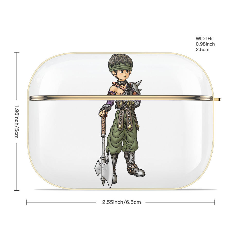ドラゴンクエスト Doragon Kuesuto Dragon Quest 【AirPods Pro用】ハードシェル保護ケース｜耐衝撃・防指紋・カラビナ付き商品仕様