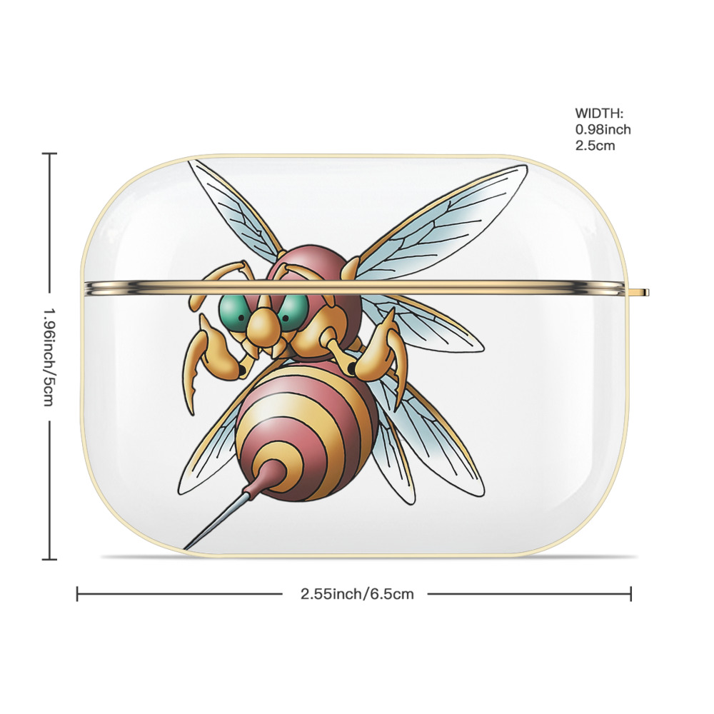 ドラゴンクエスト Doragon Kuesuto Dragon Quest 【AirPods Pro用】ハードシェル保護ケース｜耐衝撃・防指紋・カラビナ付き商品仕様