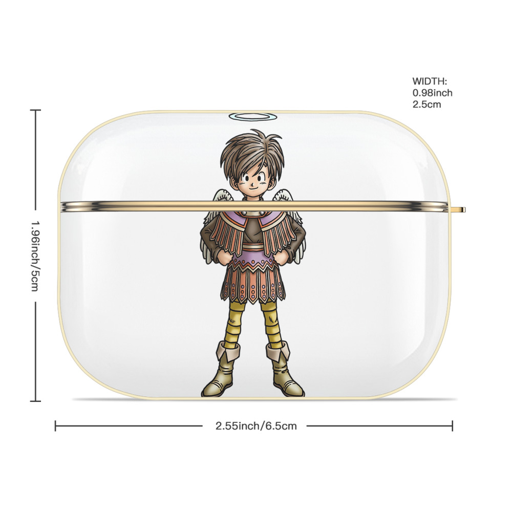 ドラゴンクエスト Doragon Kuesuto Dragon Quest 【AirPods Pro用】ハードシェル保護ケース｜耐衝撃・防指紋・カラビナ付き商品仕様