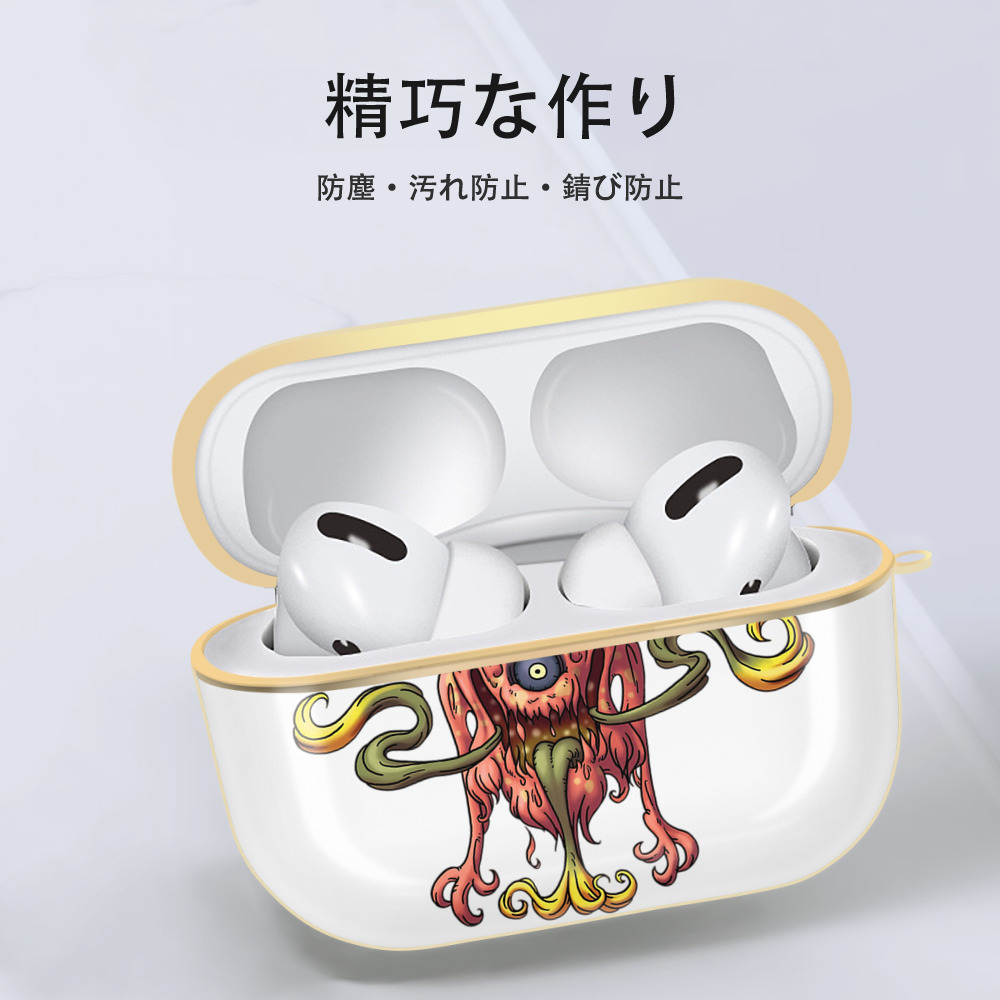 ドラゴンクエスト Doragon Kuesuto Dragon Quest 【AirPods Pro用】ハードシェル保護ケース｜耐衝撃・防指紋・カラビナ付き商品仕様