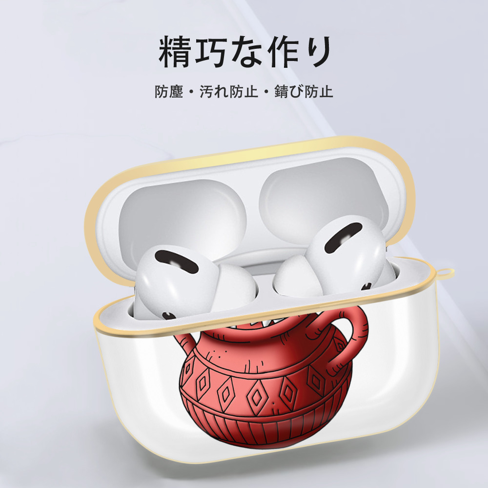 ドラゴンクエスト Doragon Kuesuto Dragon Quest 【AirPods Pro用】ハードシェル保護ケース｜耐衝撃・防指紋・カラビナ付き商品仕様