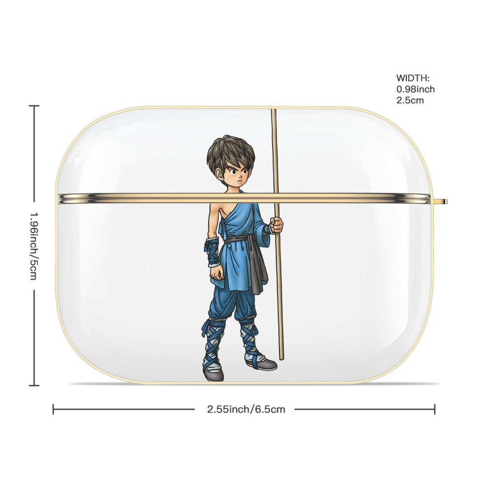 ドラゴンクエスト Doragon Kuesuto Dragon Quest 【AirPods Pro用】ハードシェル保護ケース｜耐衝撃・防指紋・カラビナ付き商品仕様