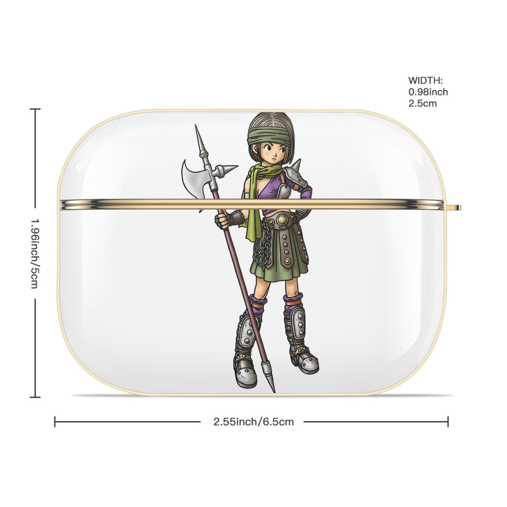 ドラゴンクエスト Doragon Kuesuto Dragon Quest 【AirPods Pro用】ハードシェル保護ケース｜耐衝撃・防指紋・カラビナ付き商品仕様