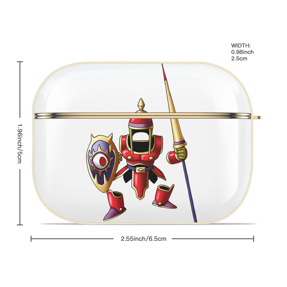 ドラゴンクエスト Doragon Kuesuto Dragon Quest 【AirPods Pro用】ハードシェル保護ケース｜耐衝撃・防指紋・カラビナ付き商品仕様