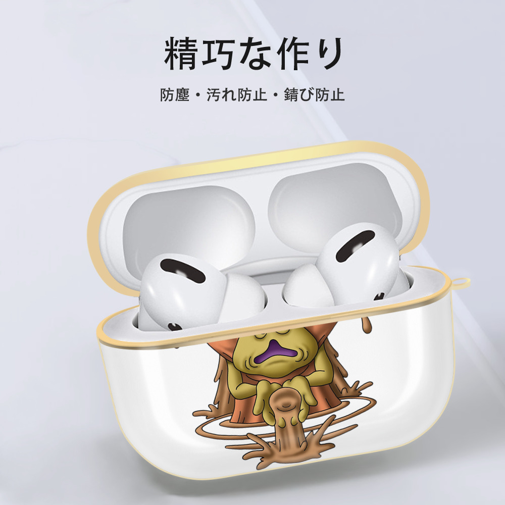 ドラゴンクエスト Doragon Kuesuto Dragon Quest 【AirPods Pro用】ハードシェル保護ケース｜耐衝撃・防指紋・カラビナ付き商品仕様