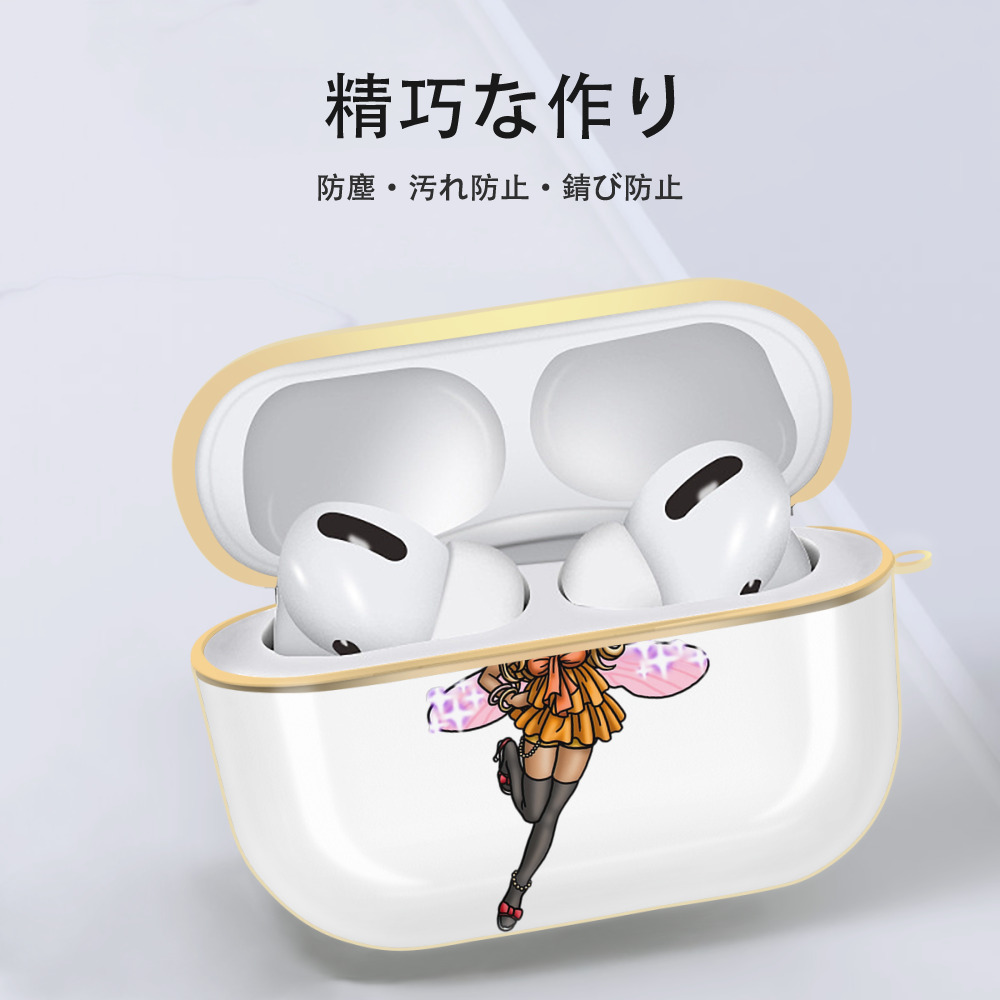 ドラゴンクエスト Doragon Kuesuto Dragon Quest 【AirPods Pro用】ハードシェル保護ケース｜耐衝撃・防指紋・カラビナ付き商品仕様