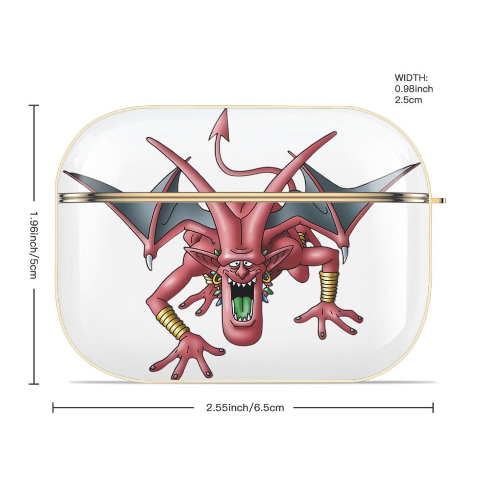 ドラゴンクエスト Doragon Kuesuto Dragon Quest 【AirPods Pro用】ハードシェル保護ケース｜耐衝撃・防指紋・カラビナ付き商品仕様