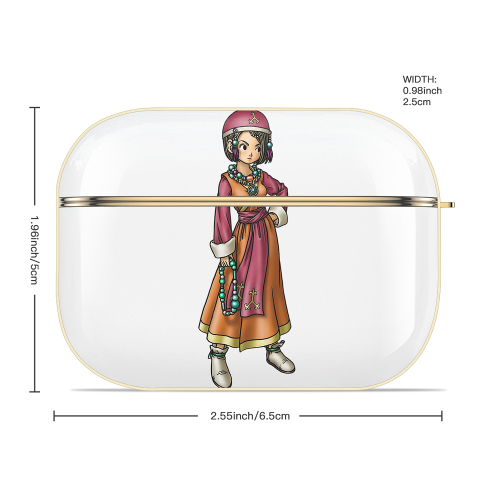 ドラゴンクエスト Doragon Kuesuto Dragon Quest 【AirPods Pro用】ハードシェル保護ケース｜耐衝撃・防指紋・カラビナ付き商品仕様