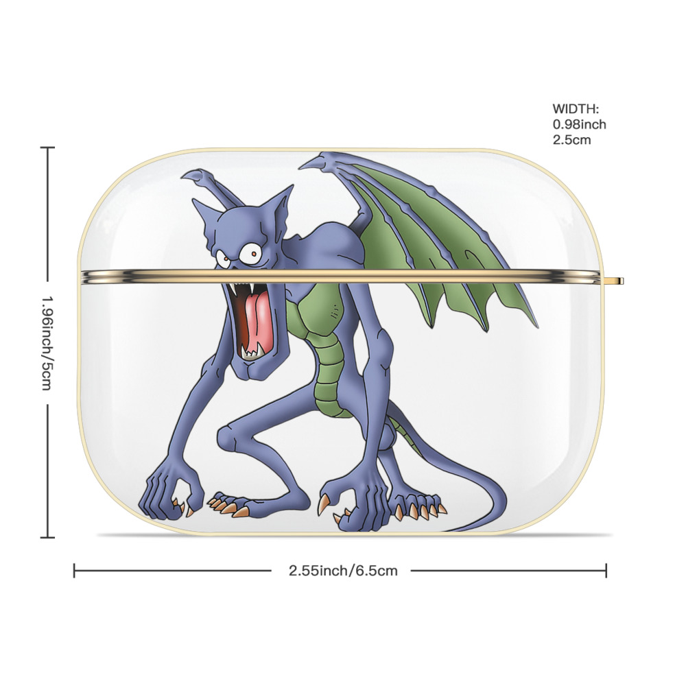ドラゴンクエスト Doragon Kuesuto Dragon Quest 【AirPods Pro用】ハードシェル保護ケース｜耐衝撃・防指紋・カラビナ付き商品仕様