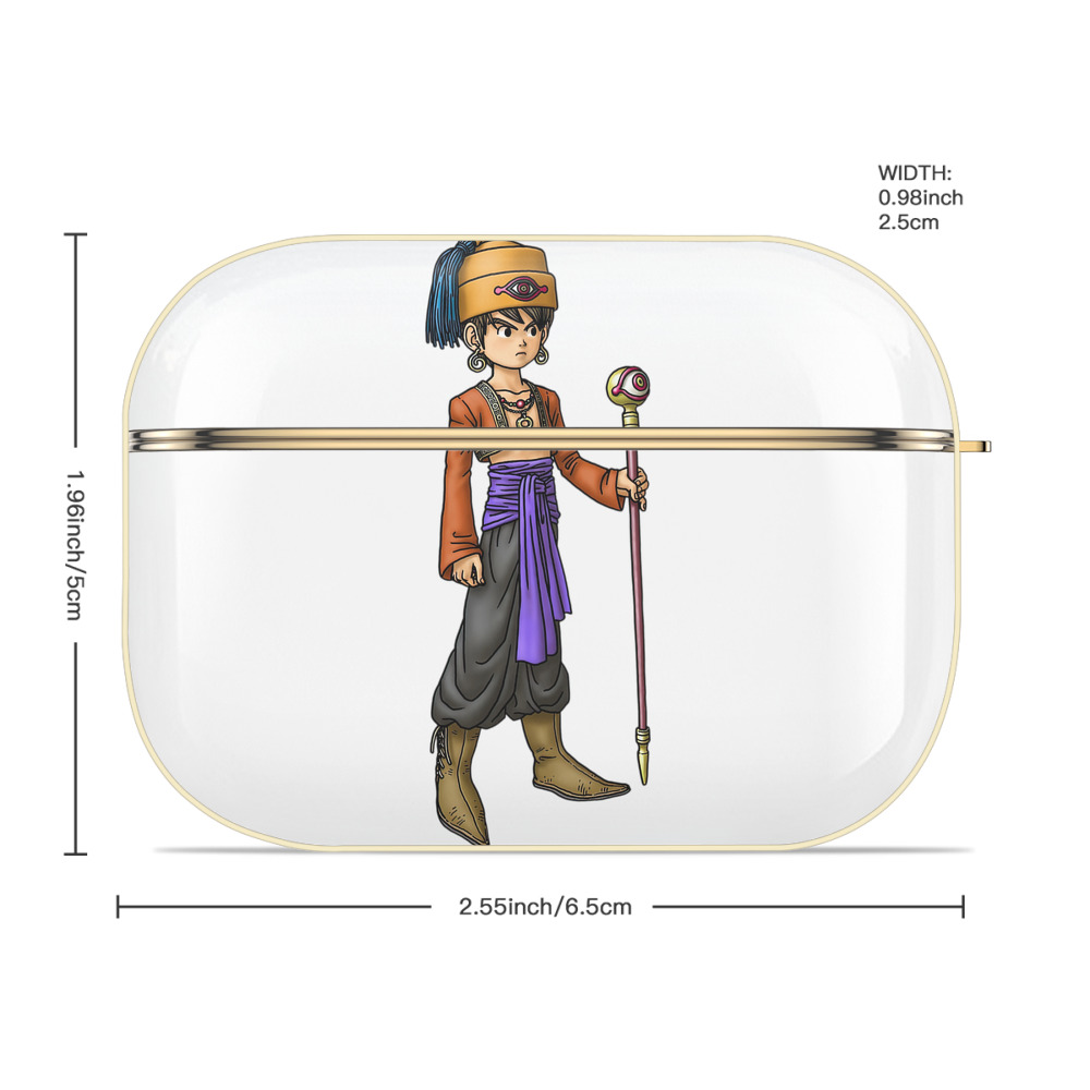 ドラゴンクエスト Doragon Kuesuto Dragon Quest 【AirPods Pro用】ハードシェル保護ケース｜耐衝撃・防指紋・カラビナ付き商品仕様