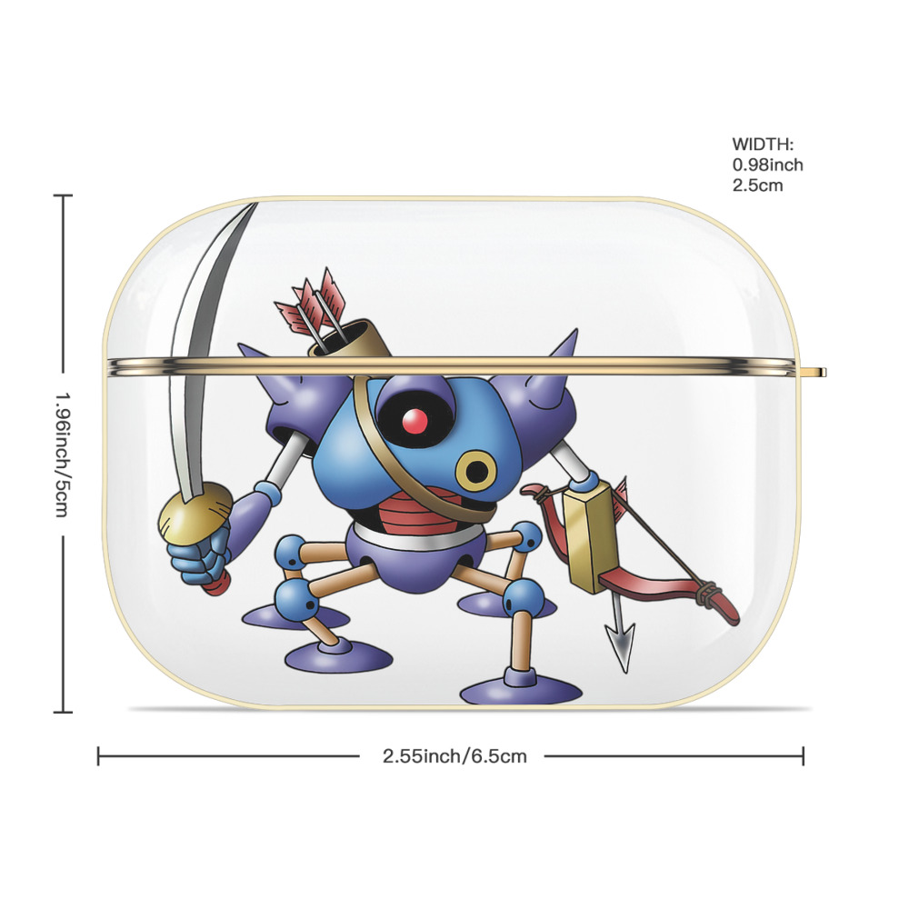 ドラゴンクエスト Doragon Kuesuto Dragon Quest 【AirPods Pro用】ハードシェル保護ケース｜耐衝撃・防指紋・カラビナ付き商品仕様