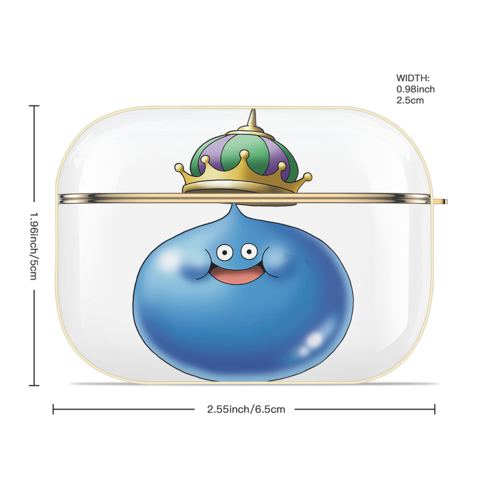 ドラゴンクエスト Doragon Kuesuto Dragon Quest 【AirPods Pro用】ハードシェル保護ケース｜耐衝撃・防指紋・カラビナ付き商品仕様