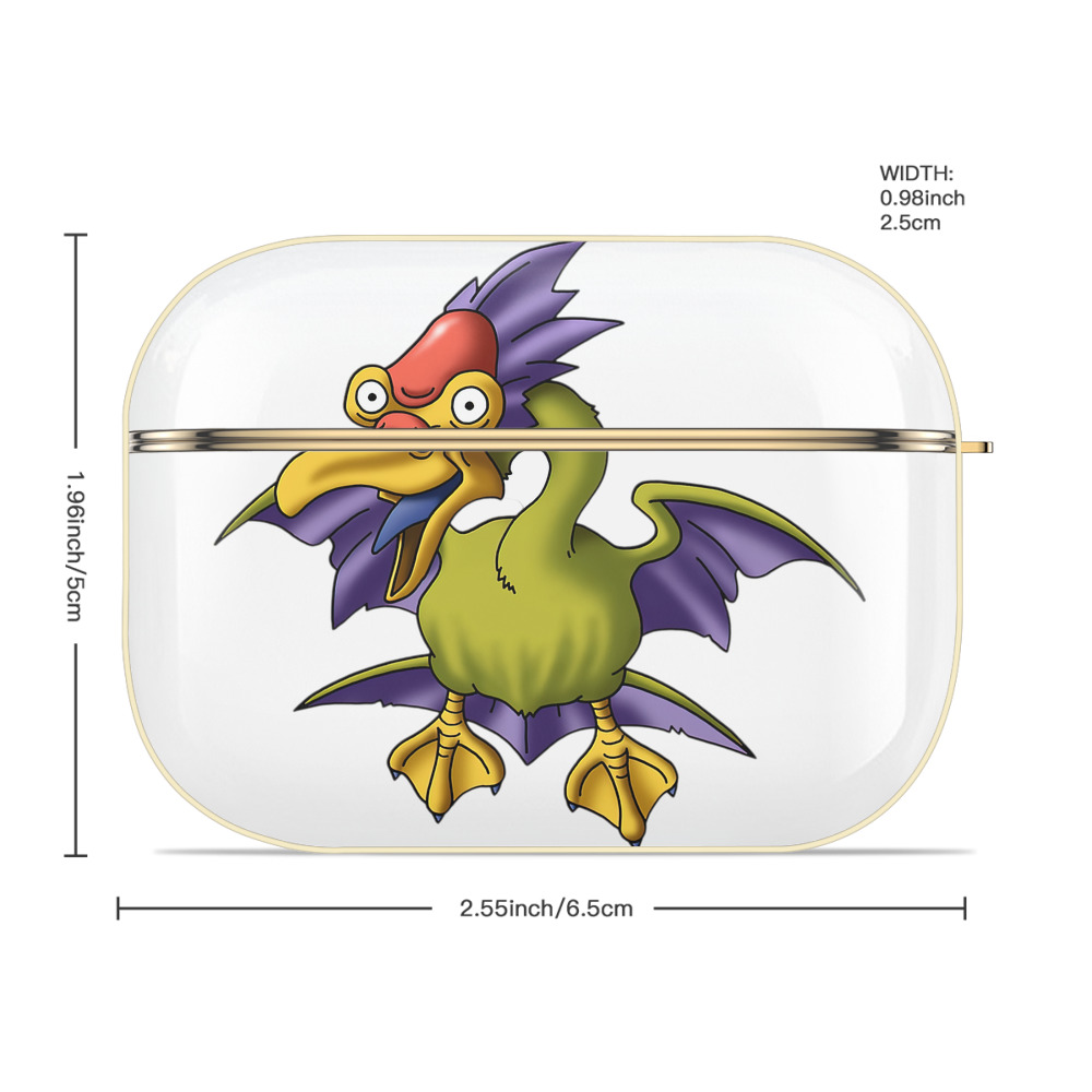 ドラゴンクエスト Doragon Kuesuto Dragon Quest 【AirPods Pro用】ハードシェル保護ケース｜耐衝撃・防指紋・カラビナ付き商品仕様